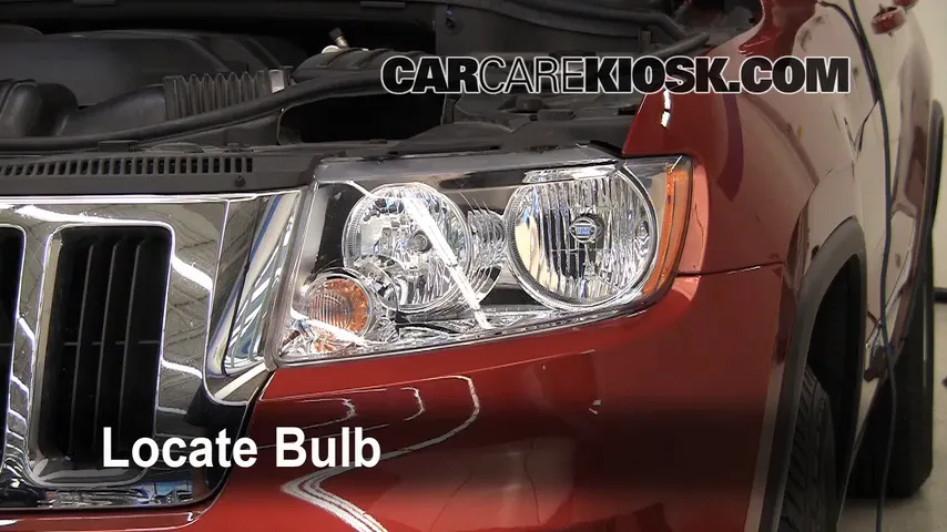 2011 Jeep Grand Cherokee Laredo 3.6L V6 Éclairage Feu clignotant avant (remplacer l'ampoule)